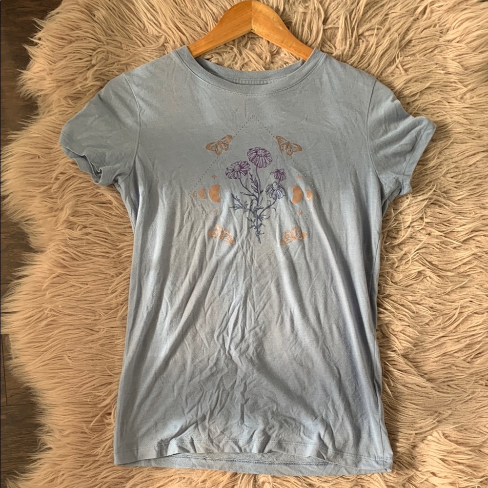 Aéropostale Women’s Blue Graphic Top